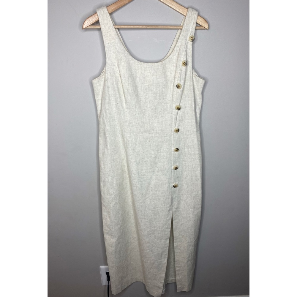 Blondie and Me Vintage Oatmeal Midi Dress